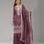 magenta embroidered silk salwar-kameez