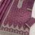 magenta embroidered silk salwar-kameez