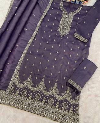 lilac embroidered silk salwar-kameez 3
