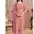 pink banarasi banarasi straight-suits