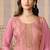 pink banarasi banarasi straight-suits