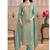 sky-blue banarasi banarasi straight-suits