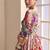 purple floral_print chiffon salwar-kameez