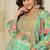 sky-blue printed chiffon salwar-kameez