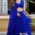 BLUE GEORGETTE Bandhani LACE LEHENGA & BLOUSE AND DUPATTA