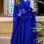 BLUE GEORGETTE Bandhani LACE LEHENGA & BLOUSE AND DUPATTA
