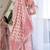 Pink cotton printed lace work kurta and sharara and dupatta set