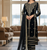 Black Velvet Party Wear Embroidery Work salwar Suit 