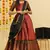 Maroon Embroidered Art Silk lehenga choli