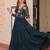  Rama Green Sequins Embroidered Gown