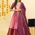 Pink Embroidered Art Silk lehenga choli