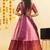 Pink Embroidered Art Silk lehenga choli