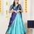 Blue Embroidered Art Silk lehenga choli