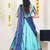 Blue Embroidered Art Silk lehenga choli