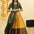 Yellow Embroidered Taffeta lehenga choli