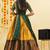 Yellow Embroidered Taffeta lehenga choli