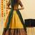 Yellow Embroidered Art Silk lehenga choli