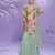 light-green floral_print chiffon salwar-kameez