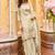 white embroidered banarasi salwar-kameez