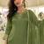 green embroidered banarasi salwar-kameez
