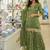 green embroidered banarasi salwar-kameez