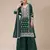 green embroidered georgette salwar-kameez