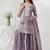 lilac embroidered silk salwar-kameez