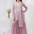 pink embroidered georgette salwar-kameez