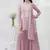 pink embroidered georgette salwar-kameez