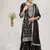 black embroidered silk salwar-kameez