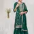 green embroidered silk salwar-kameez