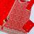 red embroidered georgette salwar-kameez