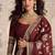 maroon embroidered silk anarkali-salwar-kameez