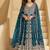 blue embroidered chiffon anarkali-salwar-kameez