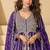 purple embroidered chiffon anarkali-salwar-kameez