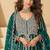 green embroidered chiffon anarkali-salwar-kameez