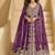 wine embroidered chiffon anarkali-salwar-kameez