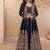 navy-blue embroidered chiffon anarkali-salwar-kameez