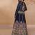 navy-blue embroidered chiffon anarkali-salwar-kameez