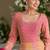 pink embroidered georgette anarkali-salwar-kameez