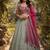 Grey Faux Georgette Fabric Sequin Lehenga Choli