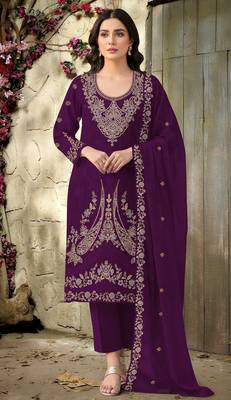 maroon velvet embroidered sequin suit 1