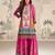pink crepe gharara suit - full stitched free size