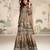 brown crepe gharara suit - full stitched free size