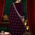 Dark wine velvet a-line kurta pant & dupatta