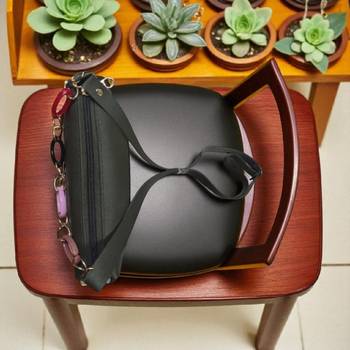 Floral Sling Bag for Women Stylish Chain Strap Crossbody Handbag 3