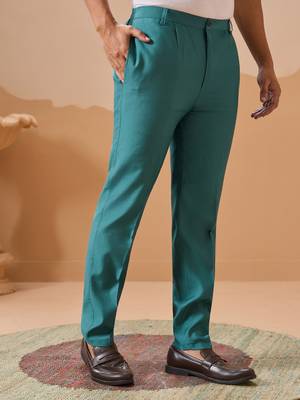 TURQUOISE VISCOSE SILK THREAD WITH SEQUINS EMBROIDERED WORK WEDDING FESTIVAL PARTY WEAR STRAIGHT KURTA WITH JACKET 10