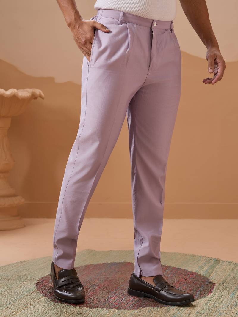 Lavender viscose silk thread with sequins embroidered work wedding festival party wear straight kurta with jacket