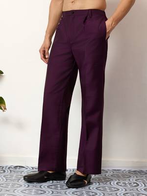 PURPLE ART SILK PREMIUM THREAD WITH SEQUINS EMBROIDERED WORK WEDDING FESTIVAL PARTY WEAR STRAIGHT KURTA WITH JACKET 10