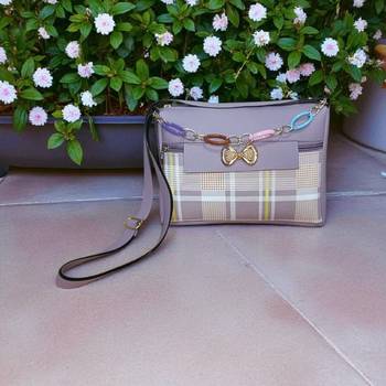 Check Pattern Sling Bag for Women Stylish Crossbody Chain Handbag 1